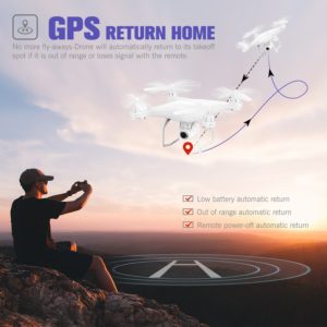 Potensic T25 GPS FPV RC Drone Return Home