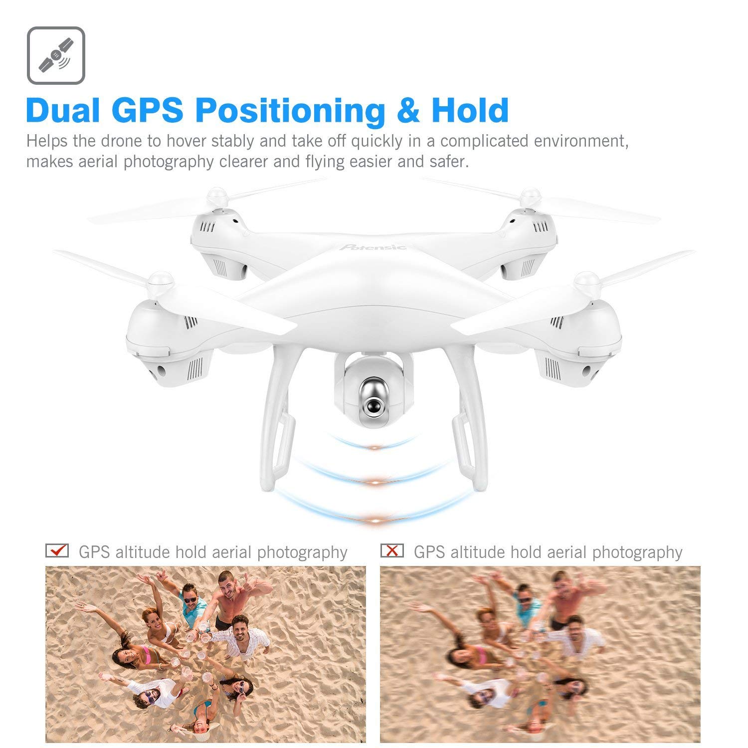 Potensic T35 Dual GPS Position Hold