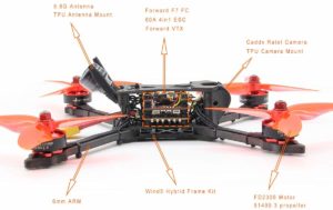 HGLRC Wind5 6S FPV Racing Drone Details