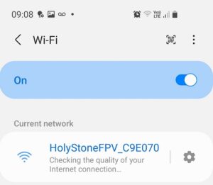 Drone Connect Using WiFi