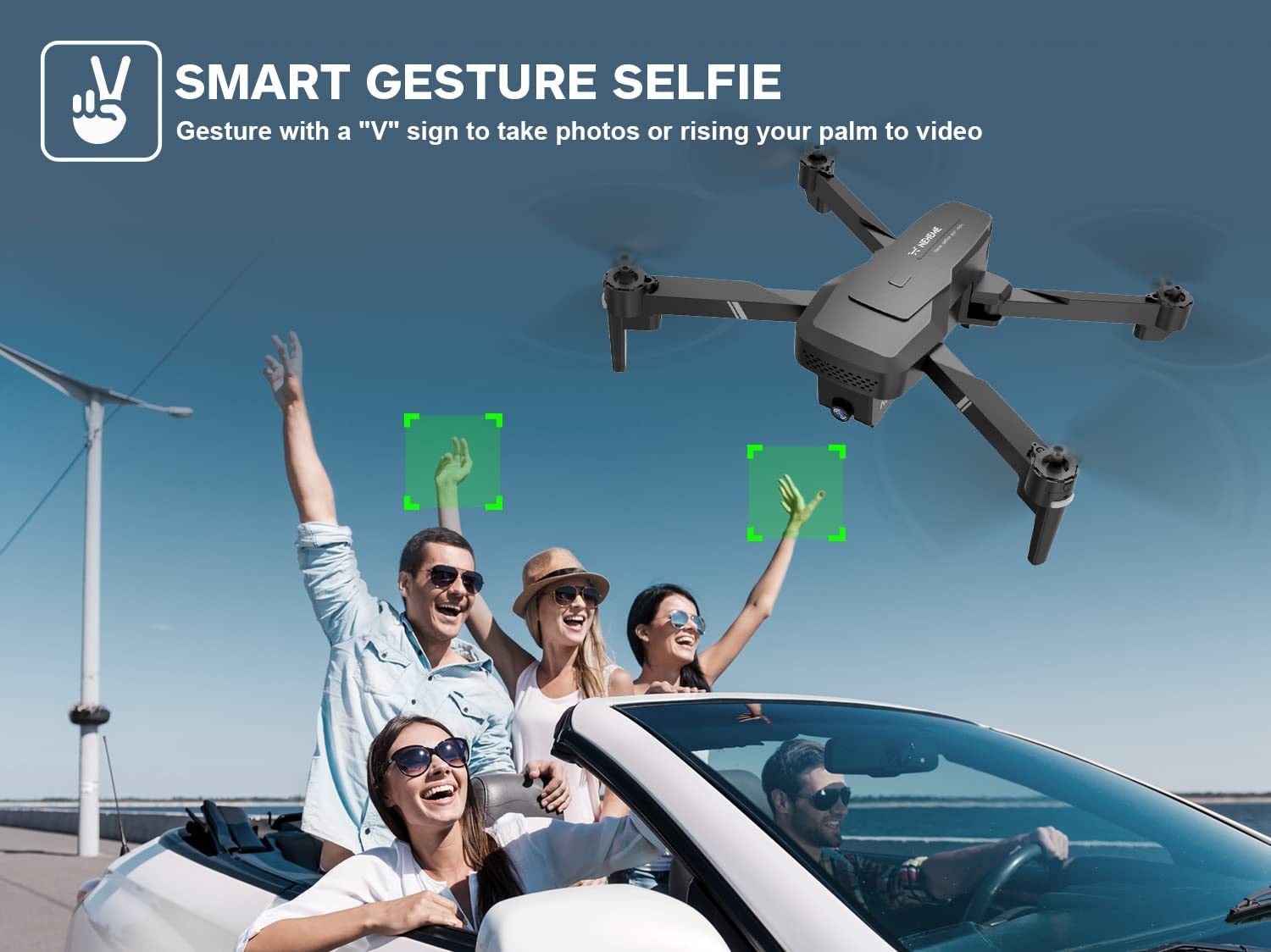 NEHEME NH760 Smart Gesture Selfie