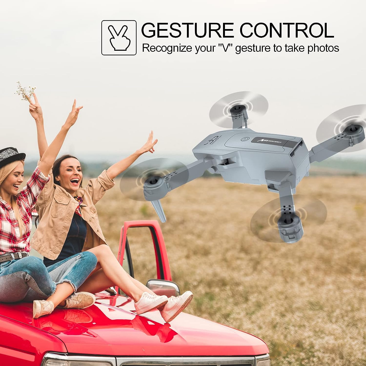 ScharkSpark Drone - gesture control