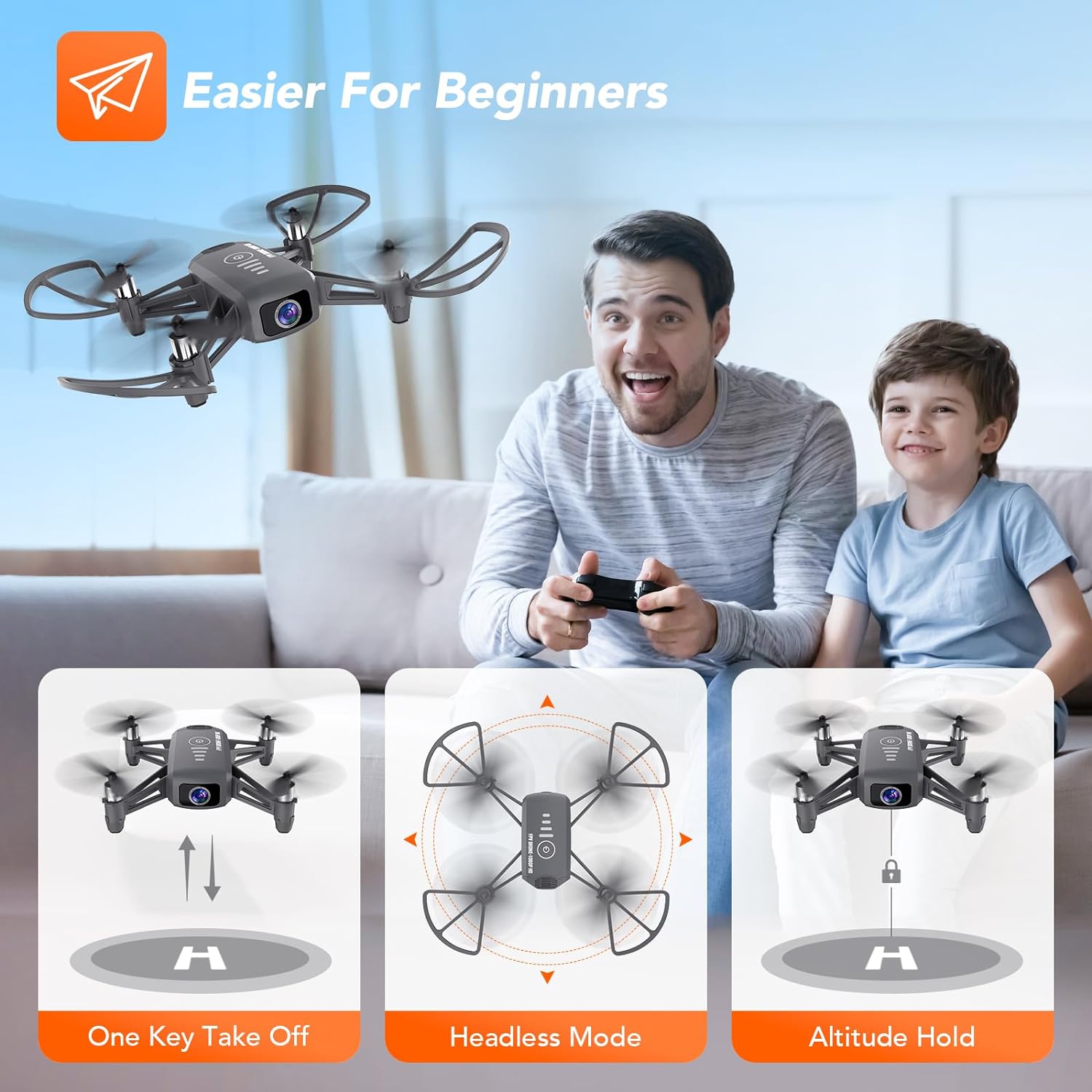 Elukiko H818 - Easy To Fly Drone For Beginners