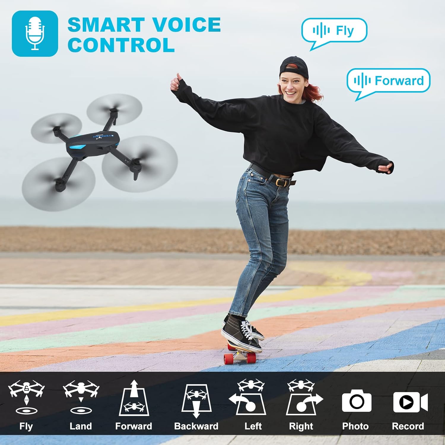 Hiturbo S20 Drone - Voice Controlled Drone